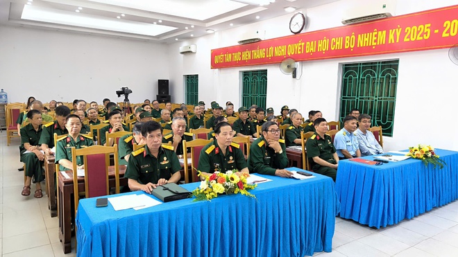 HỘI CỰU CHIẾN BINH XÃ THƯ LÂM TỔ CHỨC HỘI NGHỊ CÔNG BỐ QUYẾT ĐỊNH CHỈ ĐỊNH CÁC CHỨC DANH CHỦ CHỐT VÀ PHÁT ĐỘNG PHONG TRÀO THI ĐUA CHÀO MỪNG ĐẠI HỘI ĐẠI BIỂU ĐẢNG BỘ XÃ THƯ LÂM LẦN THỨ I, NHIỆM KỲ 2025-2030.- Ảnh 7.