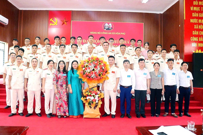 Đảng bộ Công an xã Hòa Phú tổ chức Đại hội lần thứ I, nhiệm kỳ 2025 -2030.- Ảnh 3.