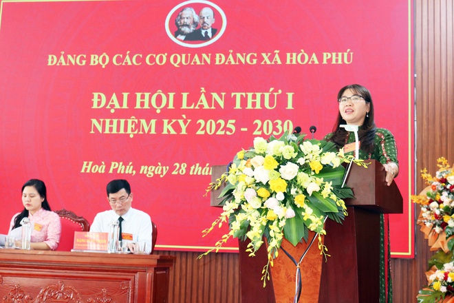Đảng bộ các cơ quan Đảng xã Hòa Phú tổ chức thành công Đại hội lần thứ I, nhiệm kỳ 2025 – 2030- Ảnh 3.