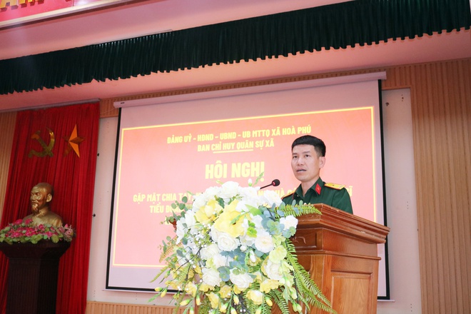 Hội nghị gặp mặt, chia tay, khen thưởng và tặng quà các chiến sĩ Tiểu đoàn Trinh sát 20 – Bộ Tư lệnh Thủ đô Hà Nội- Ảnh 3.