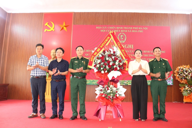 Ban chấp hành Hội Cựu Chiến Binh xã Hòa Phú tổ chức Hội nghị công bố quyết định thành lập Hội CCB xã- Ảnh 3.