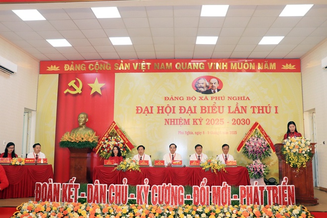 Một số hình ảnh tại Đại hội đại biểu Đảng bộ xã Phú Nghĩa lần thứ I, nhiệm kỳ 2025 - 2030- Ảnh 2.
