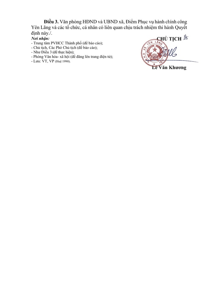 THÔNG BÁO CÔNG KHAI QUYẾT ĐỊNH VỀ VIỆC PHÊ DUYỆT QUY TRÌNH NỘI BỘ - QUY TRÌNH ĐIỆN TỬ GIẢI QUYẾT THỦ TỤC HÀNH CHÍNH LĨNH VỰC CHỨNG THỰC THUỘC THẨM QUYỀN CỦA UBND XÃ- Ảnh 2.