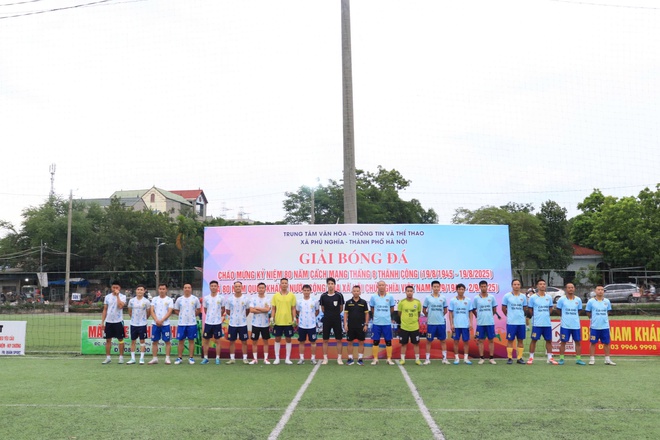 Xã Phú Nghĩa tổ chức thành công Giải bóng đá chào mừng kỷ niệm 80 năm Cách mạng Tháng Tám và Quốc khánh 2/9- Ảnh 7.