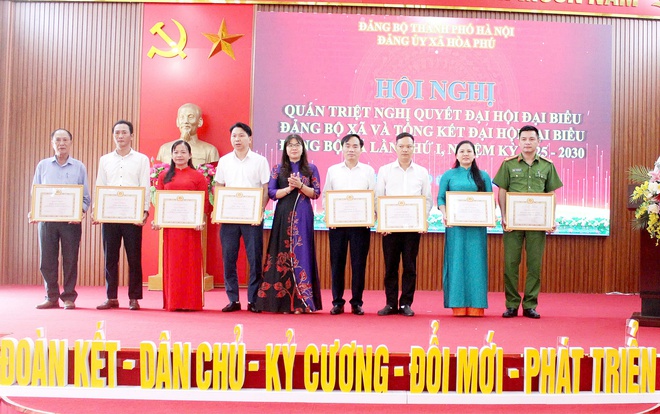 Hội nghị quán triệt Nghị quyết Đại hội đại biểu Đảng bộ xã lần thứ I, nhiệm kỳ 2025–2030- Ảnh 4.