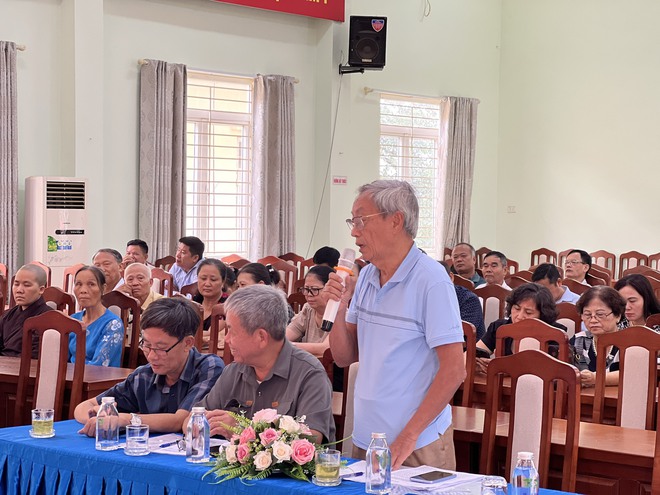 Ủy ban MTTQ Việt Nam xã Ngọc Hồi lấy ý kiến đóng góp vào dự thảo văn kiện Đại hội Đảng bộ các cấp, nhiệm kỳ 2025-2030- Ảnh 8.