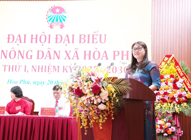 Đại hội đại biểu Hội Nông dân xã Hòa Phú lần thứ I, nhiệm kỳ 2025 -2030 thành công tốt đẹp- Ảnh 4.