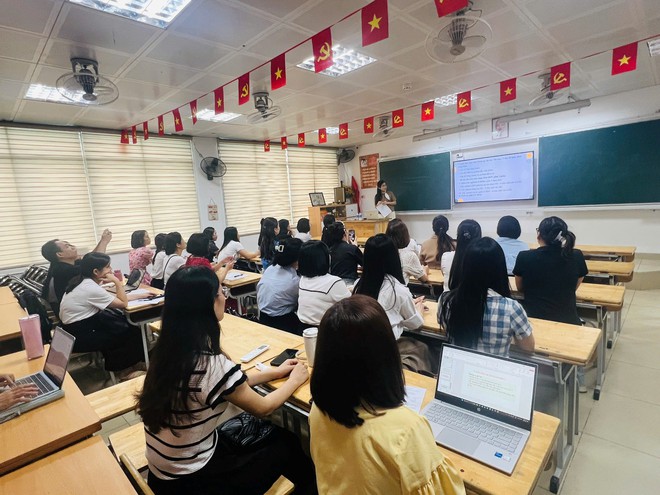 Khương Đình: Hướng dẫn nhiệm vụ các môn học và tập huấn ứng dụng công nghệ thông tin khối THCS- Ảnh 5.