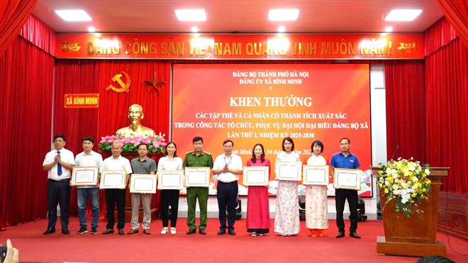 Đảng ủy xã Bình Minh tổ chức hội nghị tổng kết công tác tổ chức Đại hội đại biểu Đảng bộ xã lần thứ I, nhiệm kỳ 2025 – 2030; và tổng kết một số nhiệm vụ trọng tâm- Ảnh 7.