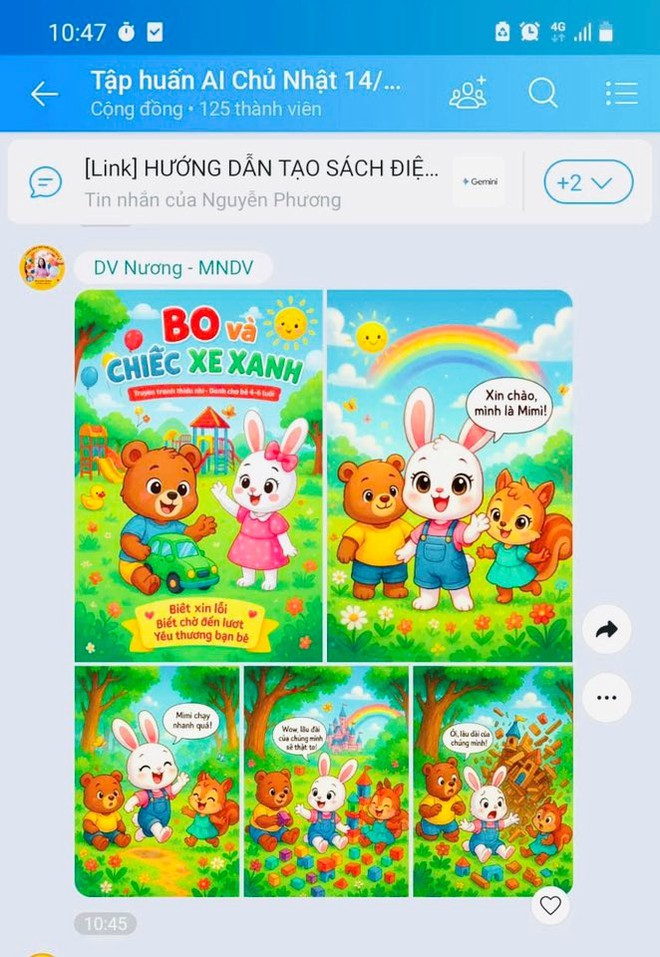TẬP HUẤN CHUYÊN ĐỀ: ỨNG DỤNG AI TRONG SÁNG TẠO NỘI DUNG SỐ GIÁO DỤC MẦM NON- Ảnh 8.