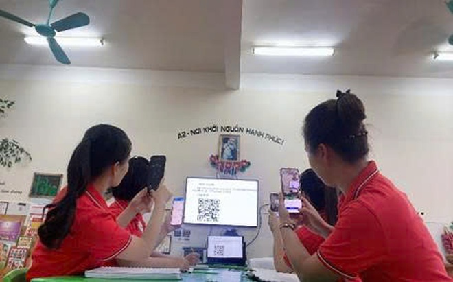 Xã Trung Giã - Hiệu quả từ phong trào Bình dân học vụ số trong các trường học- Ảnh 4.