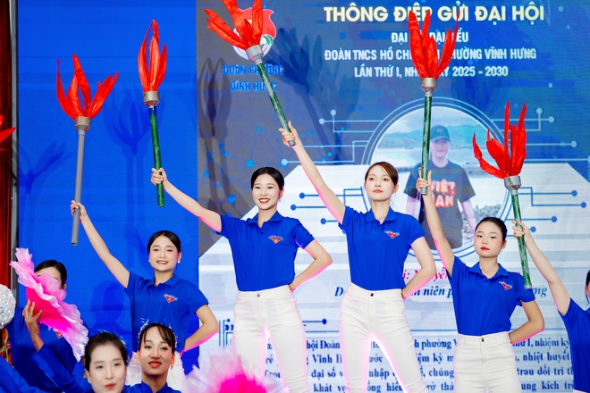 ĐẠI HỘI ĐẠI BIỂU ĐOÀN TNCS HỒ CHÍ MINH PHƯỜNG VĨNH HƯNG LẦN THỨ I, NHIỆM KỲ 2025 – 2030 - Ảnh 4. ĐẠI HỘI ĐẠI BIỂU ĐOÀN TNCS HỒ CHÍ MINH PHƯỜNG VĨNH HƯNG LẦN THỨ I, NHIỆM KỲ 2025 – 2030 - Ảnh 4.