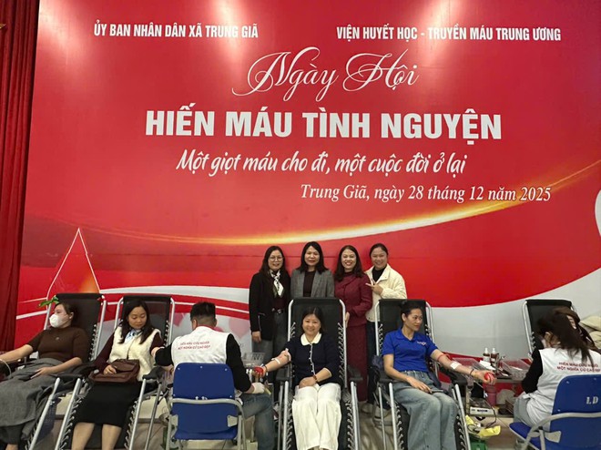 TRUNG GIÃ TỔ CHỨC THÀNH CÔNG NGÀY HỘI HIẾN MÁU TÌNH NGUYỆN NĂM 2025- Ảnh 12.