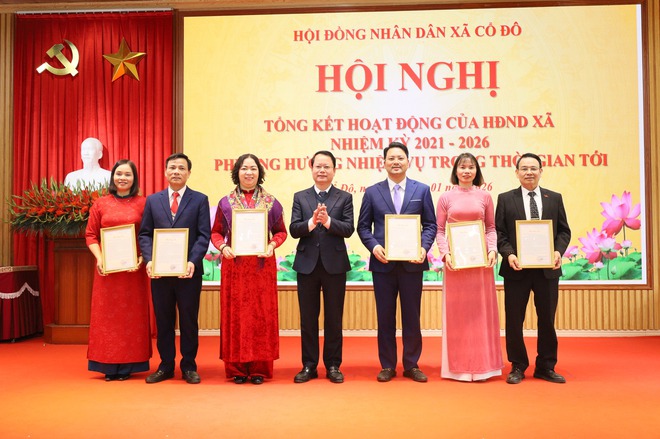 HĐND XÃ CỔ ĐÔ TỔ CHỨC TỔNG KẾT HOẠT ĐỘNG NHIỆM KỲ 2021–2026 TRIỂN KHAI NHIỆM VỤ NHIỆM KỲ 2026-2031- Ảnh 1.