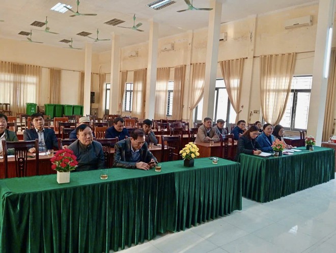 Hội nghị Ban Lãnh đạo mở rộng nhằm thảo luận, thống nhất giới thiệu người ứng cử đại biểu HĐND xã Hòa Phú nhiệm kỳ 2026–2031.- Ảnh 3.