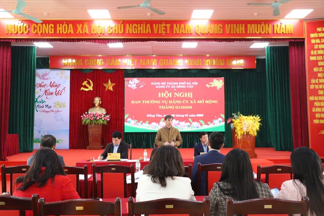 Đảng ủy xã Hồng Vân: Hội nghị Ban Thường vụ Đảng ủy xã mở rộng tháng 01/2026 cho ý kiến và quyết định nhiều nội dung quan trọng- Ảnh 2.