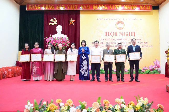 Ủy ban MTTQ Việt Nam xã Hồng Vân: Tổ chức Hội nghị lần thứ hai, nhiệm kỳ 2025 – 2030 và thông qua Chương trình thống nhất hành động năm 2026.- Ảnh 10.