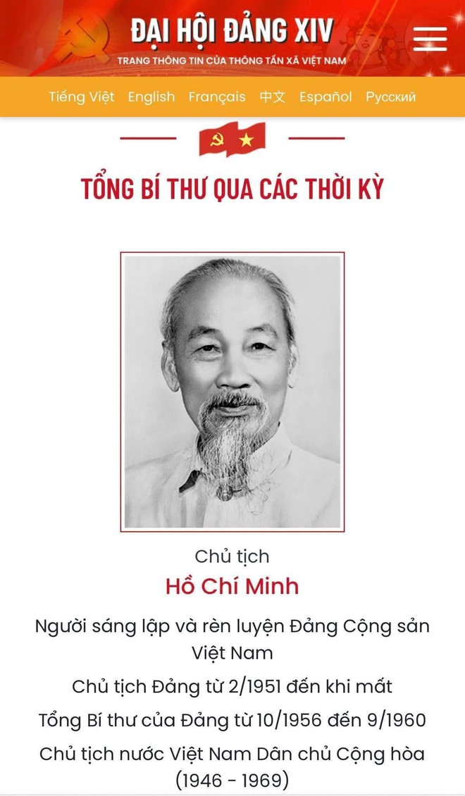 TỔNG BÍ THƯ ĐẢNG CỘNG SẢN VIỆT NAM QUA CÁC THỜI KỲ- Ảnh 1.