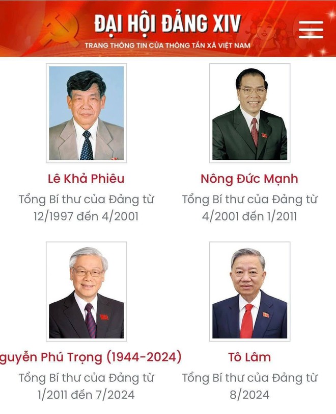 TỔNG BÍ THƯ ĐẢNG CỘNG SẢN VIỆT NAM QUA CÁC THỜI KỲ- Ảnh 4.