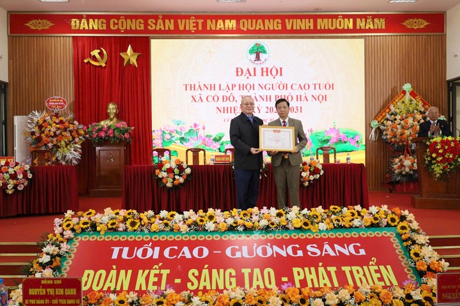 XÃ CỔ ĐÔ TỔ CHỨC ĐẠI HỘI, CÔNG BỐ QUYẾT ĐỊNH THÀNH LẬP HỘI NGƯỜI CAO TUỔI XÃ- Ảnh 3.