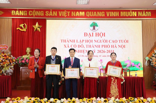 XÃ CỔ ĐÔ TỔ CHỨC ĐẠI HỘI, CÔNG BỐ QUYẾT ĐỊNH THÀNH LẬP HỘI NGƯỜI CAO TUỔI XÃ- Ảnh 4.