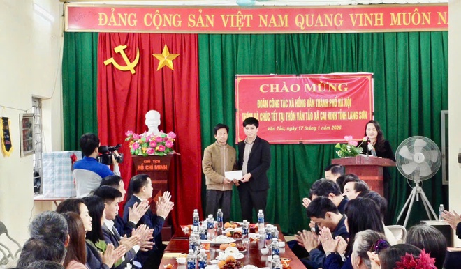 Xã Hồng Vân thăm tặng quà đồng bào kinh tế mới thuộc tỉnh Lạng Sơn- Ảnh 8.
