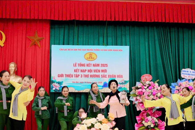 Câu lạc bộ Di sản Thơ văn Truyền thống và Hán Nôm Xuân Hòa tổng kết hoạt động năm 2025- Ảnh 9.