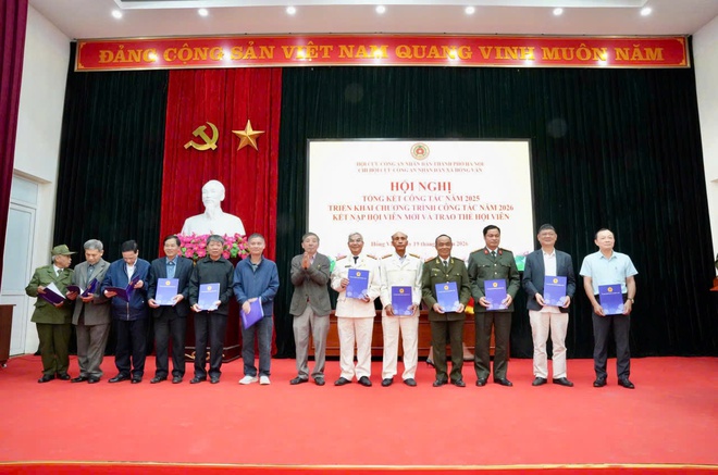 Chi hội Cựu Công an Nhân dân xã Hồng Vân tổng kết công tác năm 2025- Ảnh 7.