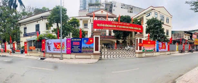 Khương Đình: Rực rỡ cờ hoa chào mừng Đại hội đại biểu toàn quốc lần thứ XIV của Đảng- Ảnh 1.