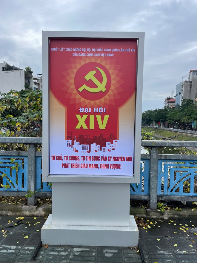 Khương Đình: Rực rỡ cờ hoa chào mừng Đại hội đại biểu toàn quốc lần thứ XIV của Đảng- Ảnh 2.