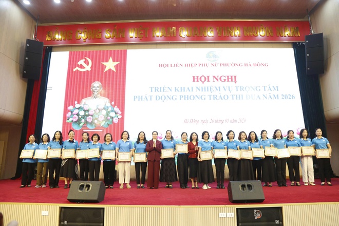 Hội LHPN phường Hà Đông phát động phong trào thi đua năm 2026- Ảnh 4.