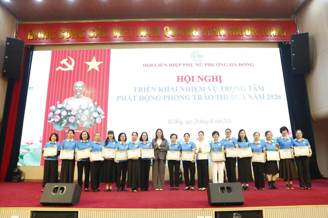 Hội LHPN phường Hà Đông phát động phong trào thi đua năm 2026- Ảnh 5.