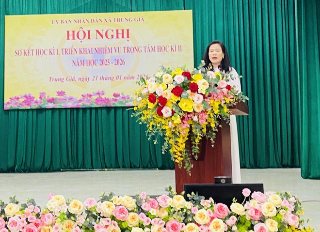 TRUNG GIÃ TỔ CHỨC HỘI NGHỊ SƠ KẾT HỌC KỲ I, TRIỂN KHAI NHIỆM VỤ TRỌNG TÂM HỌC KỲ II NĂM HỌC 2025–2026
- Ảnh 4.