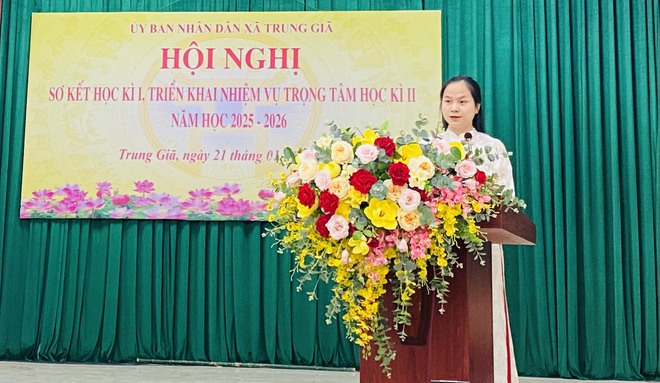 TRUNG GIÃ TỔ CHỨC HỘI NGHỊ SƠ KẾT HỌC KỲ I, TRIỂN KHAI NHIỆM VỤ TRỌNG TÂM HỌC KỲ II NĂM HỌC 2025–2026
- Ảnh 3.