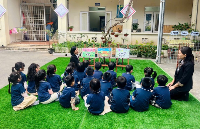 Trường mầm non Ninh Sở tổ chức hoạt động chuyên đề cấp trường năm học 2025 -2026 - Ảnh 1.