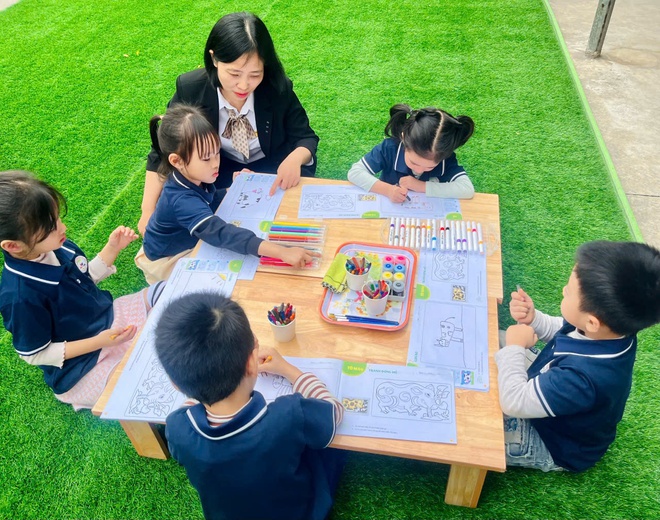 Trường mầm non Ninh Sở tổ chức hoạt động chuyên đề cấp trường năm học 2025 -2026 - Ảnh 6.