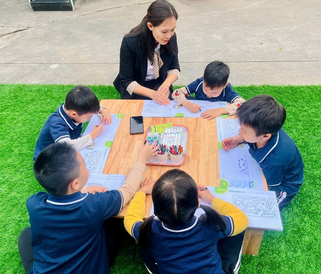 Trường mầm non Ninh Sở tổ chức hoạt động chuyên đề cấp trường năm học 2025 -2026 - Ảnh 3.