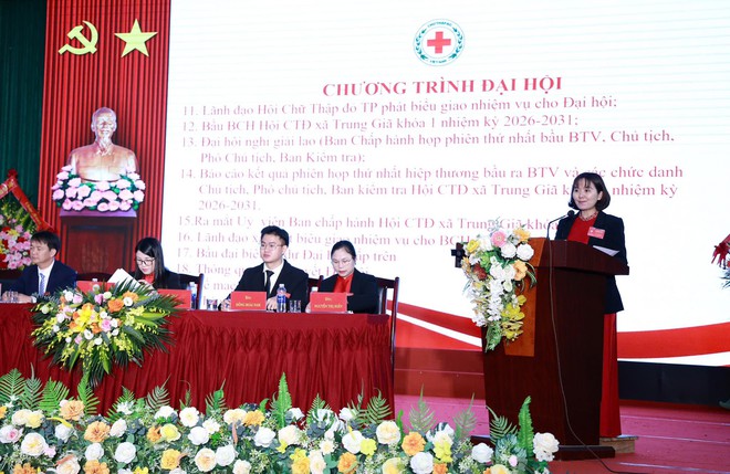ĐẠI HỘI ĐẠI BIỂU HỘI CHỮ THẬP ĐỎ XÃ TRUNG GIÃ LẦN THỨ I, NHIỆM KỲ 2026 – 2031 ĐÃ DIỄN RA THÀNH CÔNG TỐT ĐẸP- Ảnh 6.