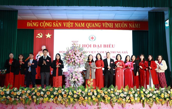 ĐẠI HỘI ĐẠI BIỂU HỘI CHỮ THẬP ĐỎ XÃ TRUNG GIÃ LẦN THỨ I, NHIỆM KỲ 2026 – 2031 ĐÃ DIỄN RA THÀNH CÔNG TỐT ĐẸP- Ảnh 1.