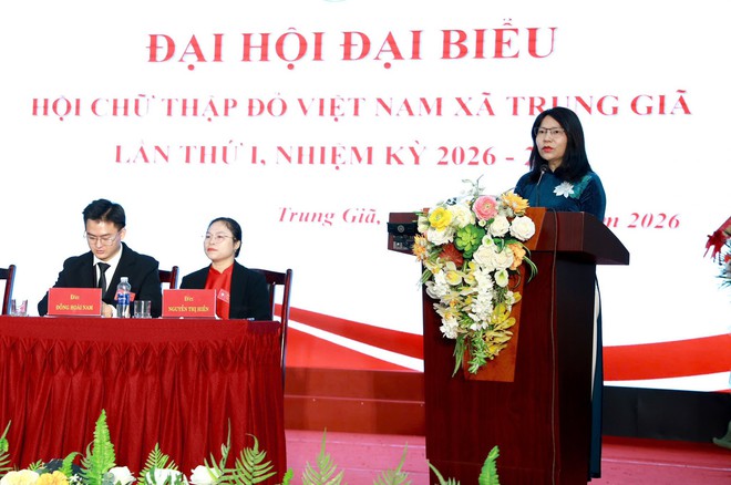 ĐẠI HỘI ĐẠI BIỂU HỘI CHỮ THẬP ĐỎ XÃ TRUNG GIÃ LẦN THỨ I, NHIỆM KỲ 2026 – 2031 ĐÃ DIỄN RA THÀNH CÔNG TỐT ĐẸP- Ảnh 8.