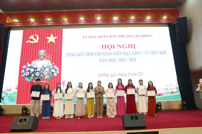 Phường Hà Đông tổng kết Hội thi Giáo viên dạy giỏi cấp Tiểu học năm học 2025–2026- Ảnh 4.
