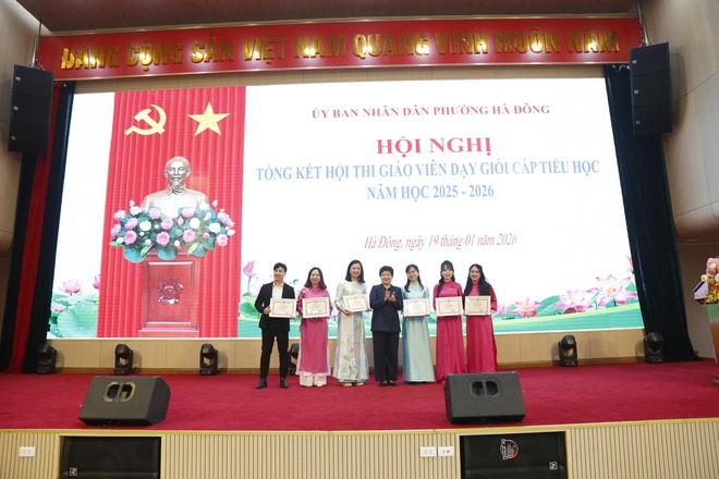 Phường Hà Đông tổng kết Hội thi Giáo viên dạy giỏi cấp Tiểu học năm học 2025–2026- Ảnh 2.