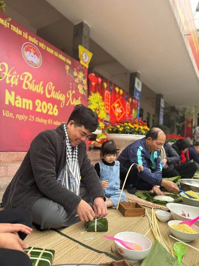 Ngày hội Bánh chưng xanh “Tết nhân ái – Xuân yêu thương” của Ủy Ban MTTQ Việt Nam xã Hồng Vân- Ảnh 2.