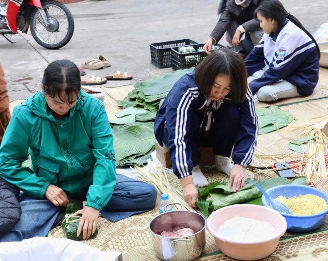 Ngày hội Bánh chưng xanh “Tết nhân ái – Xuân yêu thương” của Ủy Ban MTTQ Việt Nam xã Hồng Vân- Ảnh 3.