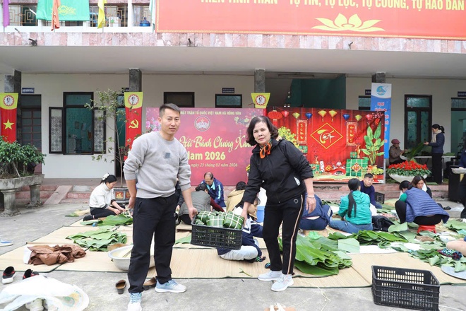 Ngày hội Bánh chưng xanh “Tết nhân ái – Xuân yêu thương” của Ủy Ban MTTQ Việt Nam xã Hồng Vân- Ảnh 8.