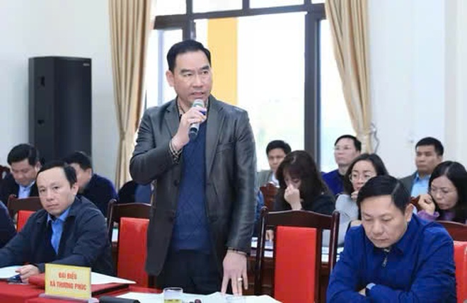 Đoàn công tác số 14 của Thành ủy và đoàn giám sát của HĐND Thành phố kiểm tra, giám sát tại 4 xã về công tác chuẩn bị bầu cử.- Ảnh 2.