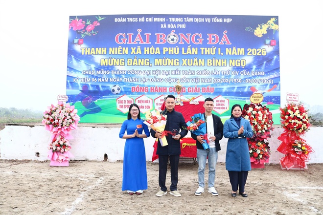 Khai mạc Giải bóng đá Thanh niên xã Hoà Phú lần thứ I - năm 2026- Ảnh 3.