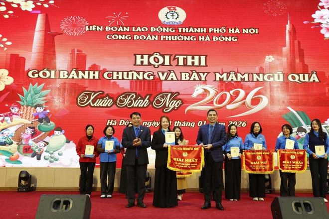 Công đoàn phường Hà Đông tổ chức Chương trình "Tết sum vầy - Xuân ơn Đảng năm 2026- Ảnh 8.