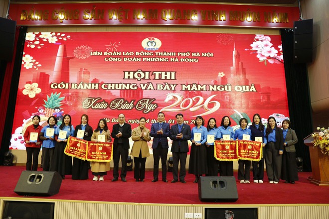 Công đoàn phường Hà Đông tổ chức Chương trình "Tết sum vầy - Xuân ơn Đảng năm 2026- Ảnh 9.
