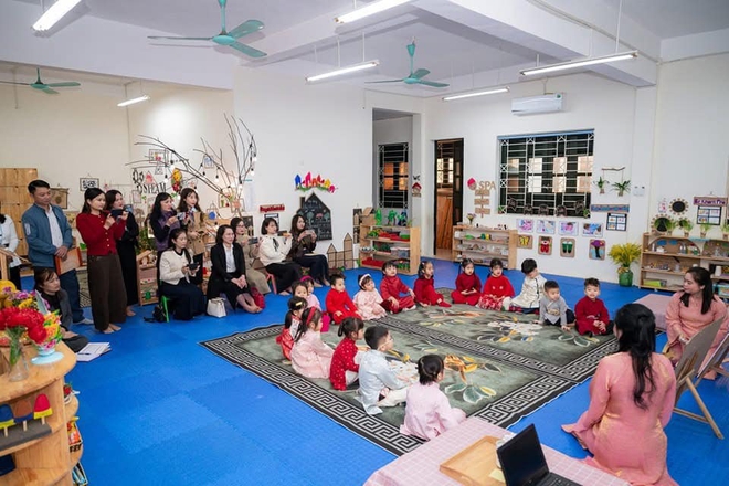 XÃ TRUNG GIÃ TỔ CHỨC KIẾN TẬP CHUYÊN ĐỀ PHÁT TRIỂN NHẬN THỨC CẤP HỌC MẦM NON- Ảnh 11.